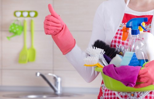 Professional office cleaning for desks and shared surfaces in Belsizepark
