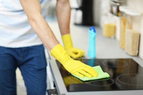 Inspection notes for a deep cleaning service complaint