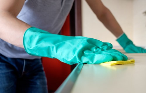 Specialist deep cleaning work in a commercial or residential Belsize Park space