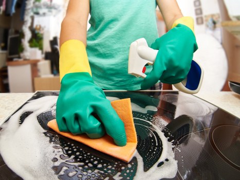 Clean and organised office interior in Belsizepark after professional cleaning