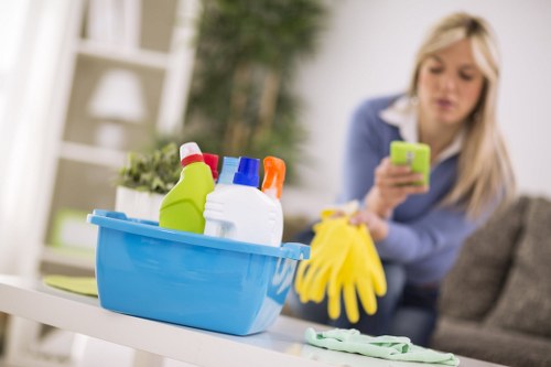 Professional post-construction cleaning for a flat in Belsizepark